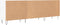 vidaXL - Tv-meubel - 150x30x50 - cm - bewerkt - hout - wit