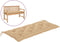 vidaXL - Tuinbankkussen - 120x50x7 - cm - oxford - stof - beige