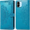 iMoshion Hoesje Geschikt voor Xiaomi Redmi A2 / Redmi A1 Hoesje Met Pasjeshouder - iMoshion Mandala Bookcase - Turquoise