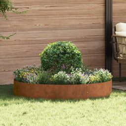 vidaXL - Tuinplanten - 5 - stuks - 120x120x20 - cm - Cortenstaal