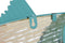 Wanddecoratie Home ESPRIT Blauw Multicolour Gouden Vis Mediterrane 70 x 4,5 x 25,5 cm (2 Stuks)