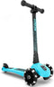 Scoot and Ride Highwaykick 3 - Kinderstep met LED-lampjes en dubbele voorwielen - Blueberry