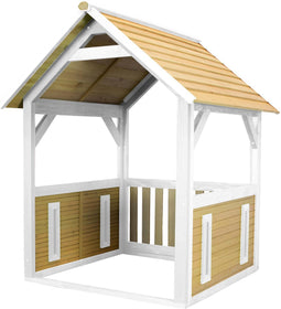 AXI Jane Speelhuis in Bruin/Wit - Speelhuisje voor de tuin / buiten - FSC hout