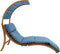 AXI Salina ligstoel met zonnescherm Blauw - FSC houten frame - max. 200 kg