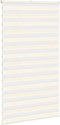 vidaXL - Zebra - rolgordijn - 120x230 - cm - stofbreedte - 115,9 - cm - marmerbeige