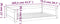 vidaXL - Hondenmand - 105,5x75,5x28 - cm - massief - grenenhout - zwart
