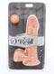 Dual Density Dildo 8inch Balls