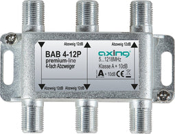 Axing BAB 4-12P Kabel-TV lasdoos 4-voudig 5 - 1218 MHz
