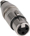 Neutrik NA2FPMF - XLR (v) - RCA (v) adapter - tan