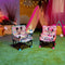 DISNEY BABY Minnie Mouse stoelverhoger - Pop 'n Sit Booster - Binnen, buiten, praktisch en compact, snel opvouwbaar - Roze
