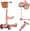 Lionelo Franky - Kinderstep 2in1 - LED wielen - Tot 50kg - Roze