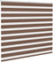 vidaXL - Zebra - rolgordijn - 160x150 - cm - stofbreedte - 155,9cm - polyester - bruin