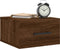 vidaXL - Nachtkastjes - 2 - st - wandgemonteerd - 35x35x20 - cm - bruin - eikenkleur