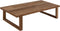 DTP Home Coffee table Icon rectangular,35x130x70 cm, 4 cm top with split, recycled teakwood