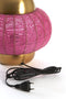 Light & Living Tafellamp Cetara - Kralen - 26cm - Roze