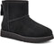 UGG Classic Mini Logo ZIP Enkellaars - Sheepskin voering - Black - Maat 37