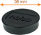 Nobo Magnetische Whiteboard Magneten - Pak Van 10 Stuks - 38mm Magneten - Zwart