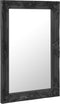vidaXL - Wandspiegel - barok - stijl - 50x80 - cm - zwart
