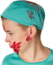dressforfun - Griezelige arts 152 - Eng artskostuum met bloedvlekken - Groen (11-12y)