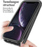 iMoshion Hoesje Geschikt voor iPhone Xr Hoesje - iMoshion 360° Full Protective Case - Zwart / Transparant