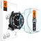Spigen Screenprotector Geschikt voor Samsung Watch 6 Classic 43mm met Montage Frame - 2-pack