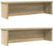 vidaXL - Keukenrekken - stapelbaar - 2 - st - 50x15x16 - cm - sonoma - eikenkleurig