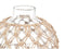 Decoratief sierding Transparant Natuurlijk 21 x 23 cm (4 Stuks)