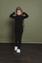 Le Chic Heather - Legging - Rib-kwaliteit - Zwart
