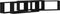vidaXL - Wandplanken - 4 - stuks - Zwart - Eiken - 80x15x26 - cm - Bewerkte - Hout