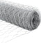 vidaXL - Hexagonafscheiding - 1.6x25 - m - Gegalvaniseerd - Staal