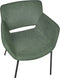 AXTEL - Eetkamerstoel set van 2 - Groen - Stof