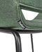 AXTEL - Eetkamerstoel set van 2 - Groen - Stof