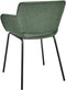 AXTEL - Eetkamerstoel set van 2 - Groen - Stof