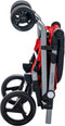 Carlett Classic Duo Boodschappentrolley - Tasinhoud 53L - Koelvak 10L - 4 wielen - Lichtgewicht - Opvouwbaar - Rood