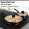 CeraFusion Keramische Pannenset - 10-delig - PFAS-vrij - Inductie (10 stuks)