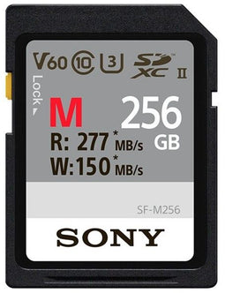Sony SF-M Series - SDXC Geheugenkaart 256GB - UHS-II Class 10