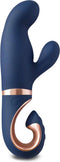G Vibe - Gentley - Rabbit Vibrator - G-Spot en Clitoris Stimulatie - Siliconen - Blauw/Goud