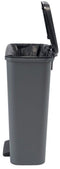 Curver Compatta Prullenbak - 50L - Afvalzakhouder - Grijs/Zwart