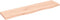 vidaXL - Wandschap - 80x20x2 - cm - onbehandeld - massief - eikenhout