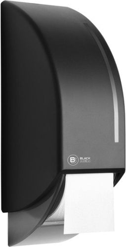 Toiletpapierdispenser blacksatino st10 duo zwart