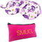 SMUG Slaapmasker met Opbergzakje - 100% Verduisterend - Verstelbaar Oogmasker in Satijn - Pink Tiger