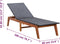 vidaXL - Ligbed - met - tafel - poly - rattan - en - massief - acaciahout