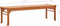 vidaXL - Tuinbank - 3-zits - 150 - cm - massief - eucalyptushout