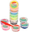Modeling Foam Kleurenpotjes, 12st. Afmeting artikel: Ø 8 x 20 cm, inhoud 12 x 45 ml
