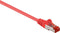 CAT6 Netwerkkabel - RJ45 Male - RJ45 Male - S/FTP - 1.00 m - Rond - LSZH - Rood - Polybag