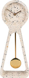Zuiver Pendulum - Klok - Terrazzo - Wit