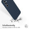 Accezz Samsung Galaxy A35 - Liquid Silicone Backcover - Schokabsorberend - Donkerblauw