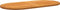 vidaXL - Tafelblad - 110x55x2,2 - cm - Ovaal - Massief - Acaciahout