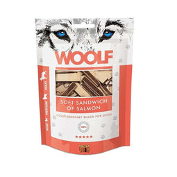 Snack voor honden Woolf Soft Sandwich of Salmon Zalm 100 g