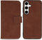 iMoshion Hoesje Geschikt voor Samsung Galaxy S24 Hoesje Met Pasjeshouder - iMoshion Uitneembare 2-in-1 Luxe Bookcase - Bruin